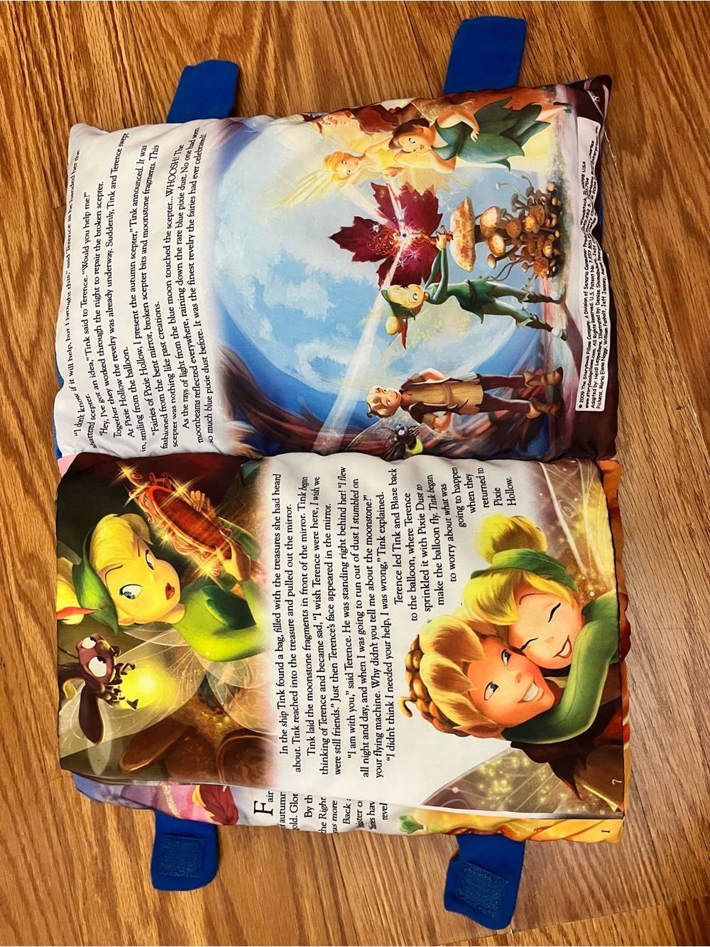 Disney Tinker Bell Plush Story Pillow - Picture 7 of 10
